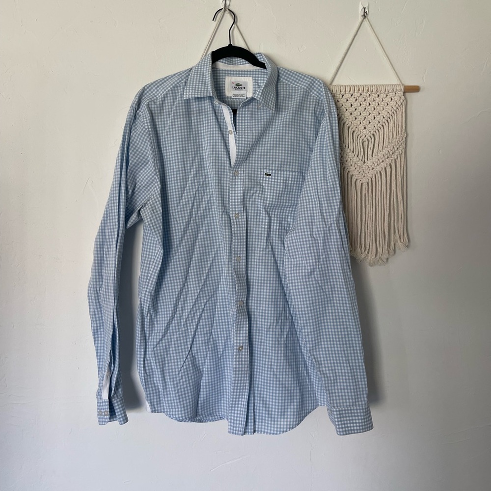 Lacoste men’s button down shirt